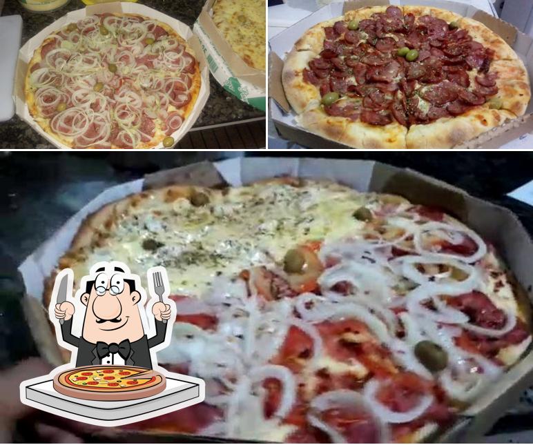 No pizzaria peperoni Jardim Imá, você pode provar pizza