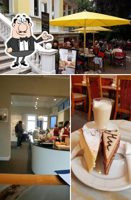 Among different things one can find interior and food at Café Müller - am Französischen Garten