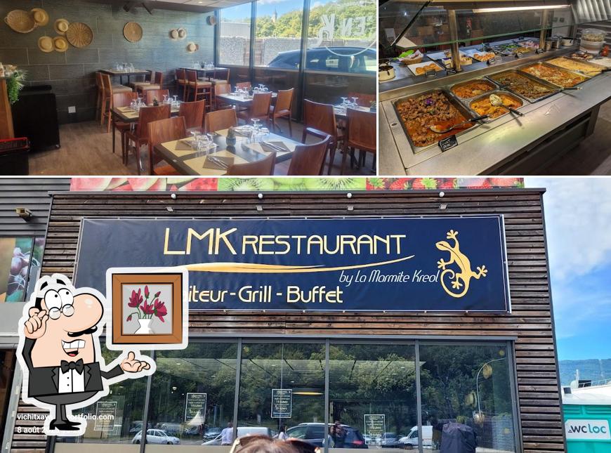 L’image de la intérieur et nourriture de LMK Restaurant’s