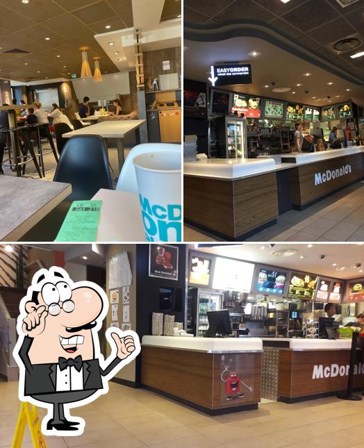 L'intérieur de McDonald's