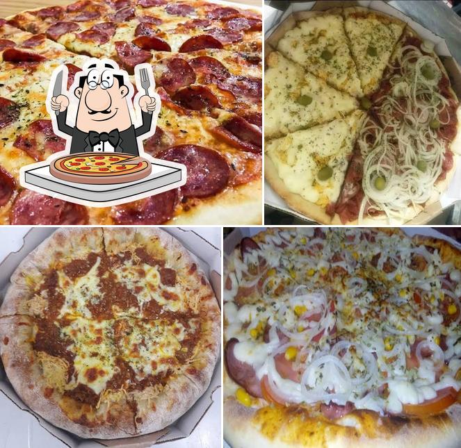 Peça diversos variedades de pizza