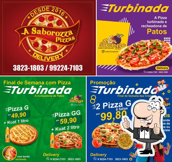 Here's a pic of Saborosa Pizzas Delivery