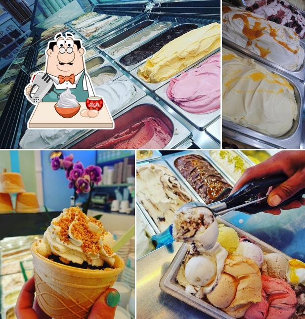 Eisdiele Lisi serve un'ampia selezione di dolci