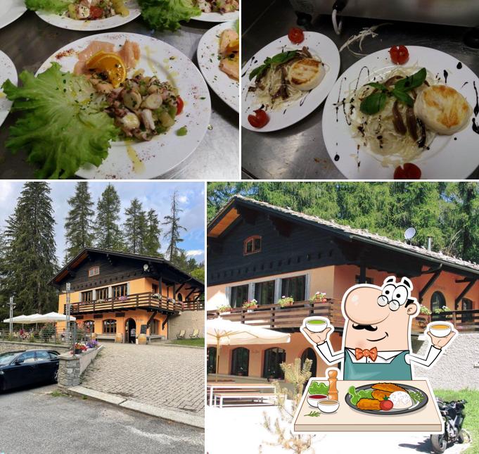 Questa è la foto che mostra la cibo e esterno di LA MINE - TRATTORIA- BAR & PUB- PIZZERIA