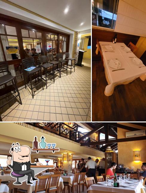 O interior do Antonio's Restaurante