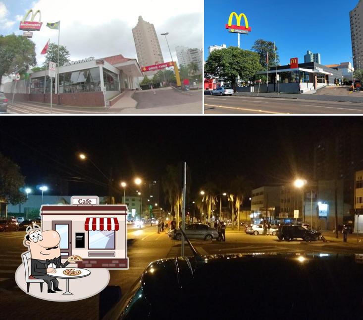 Veja imagens do exterior do McDonald's