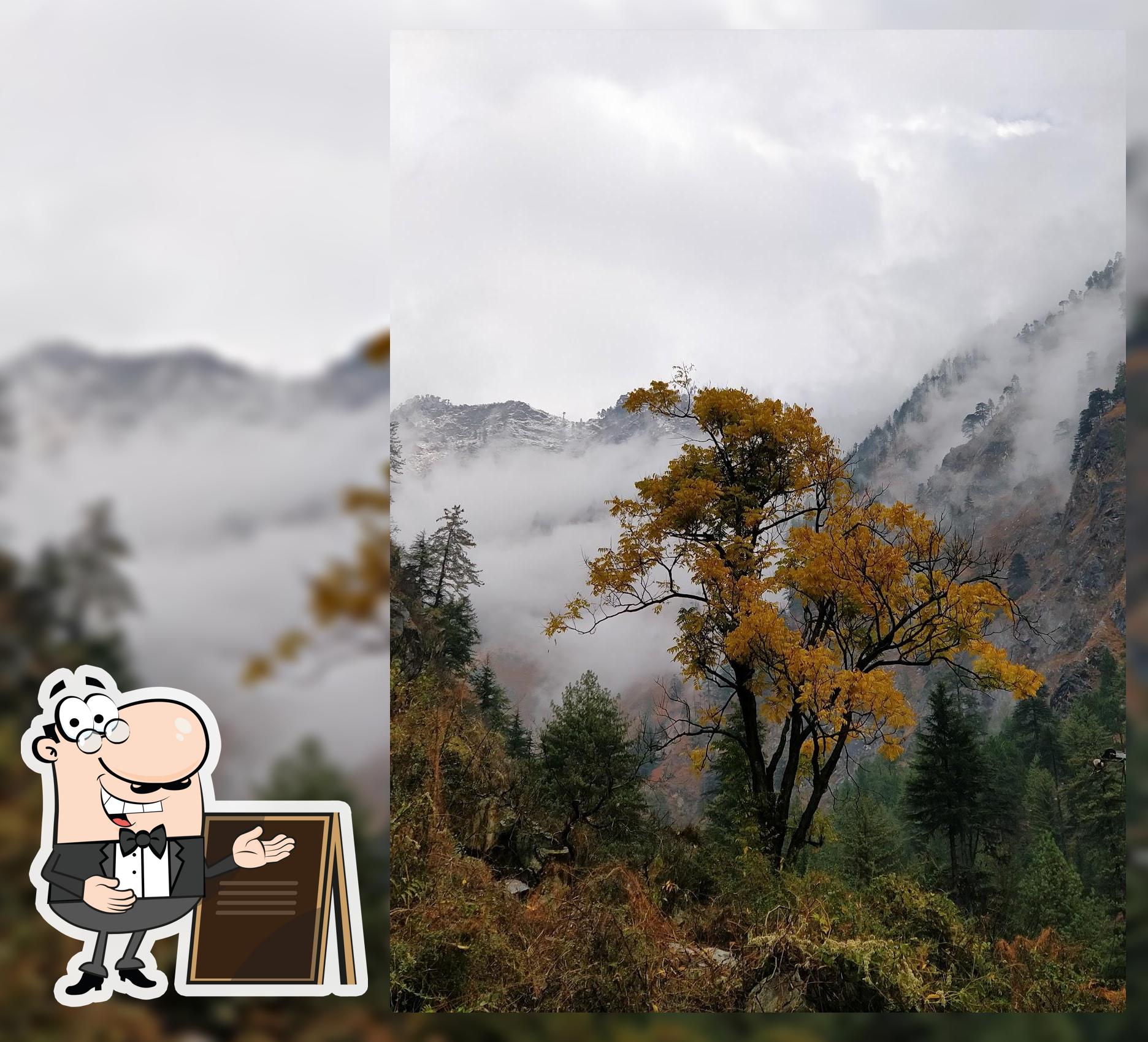 You can get some fresh air outside Moksh Cafe