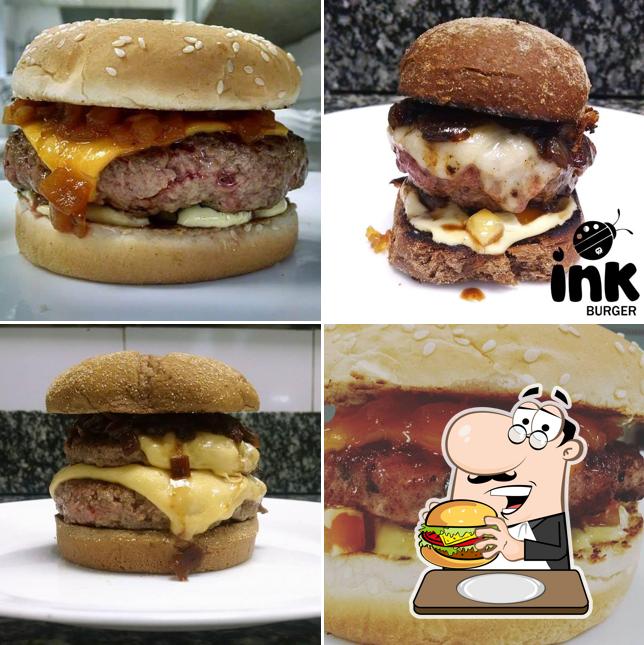 Hambúrguer em Ink Burger