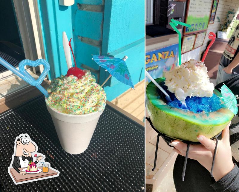 Polar Penguin's Snowcones offers a selection of sweet dishes