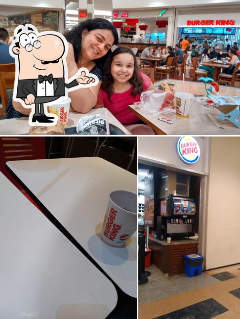 O interior do Burger King