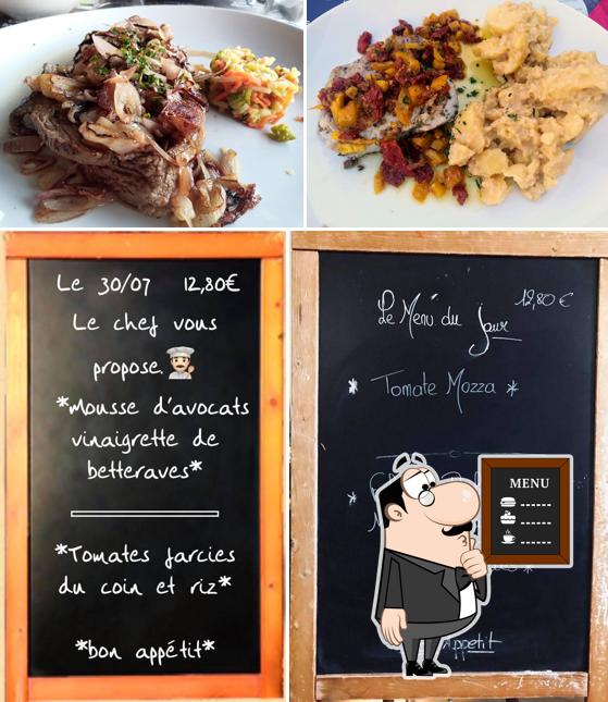 Découvrez le menu du jour sur le tableau