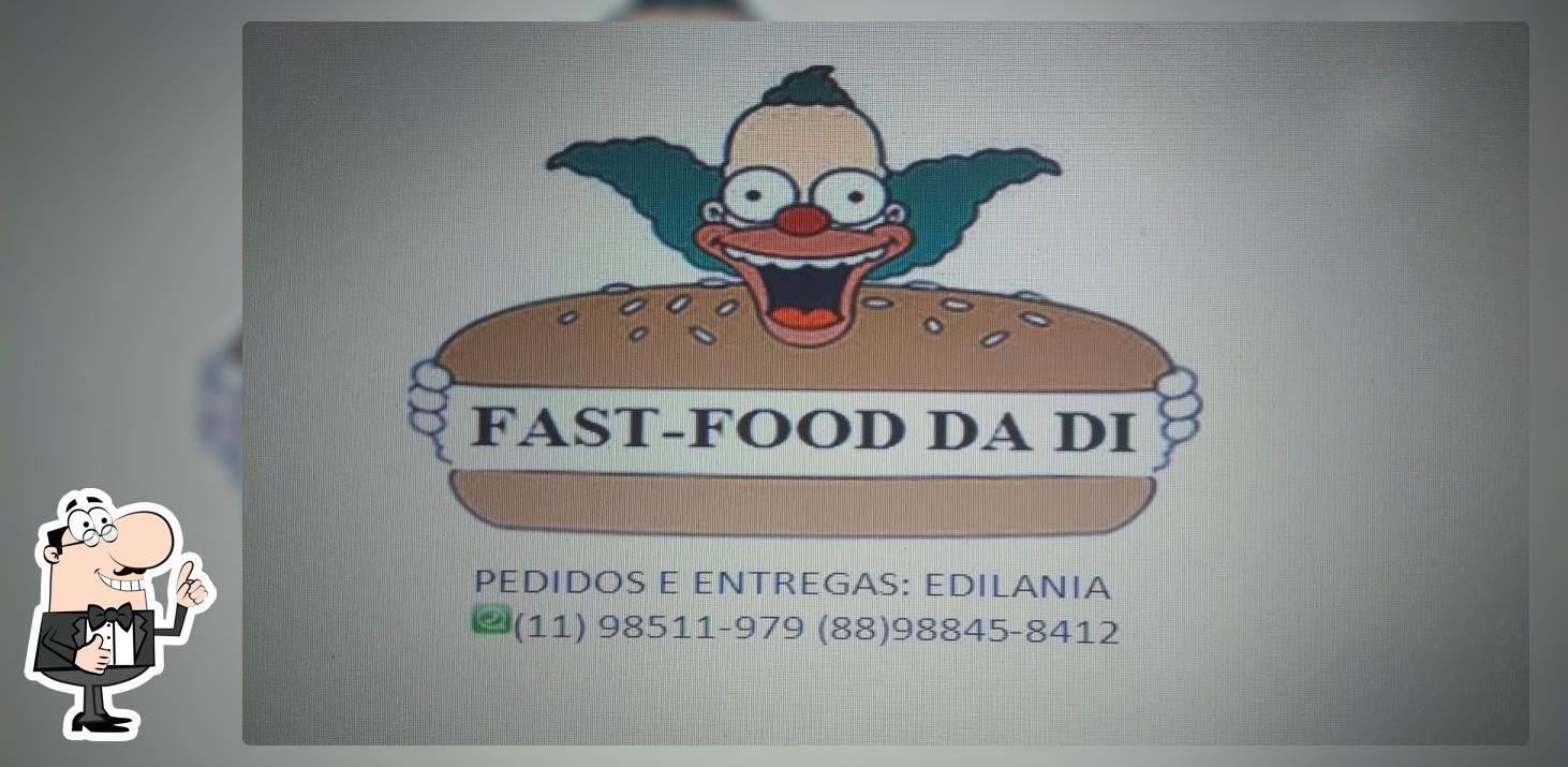 O FAST-FOOD DA DI tem seu próprio respresentação visual