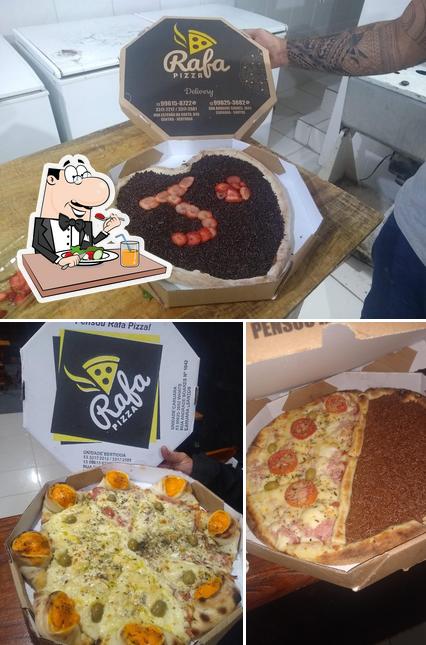 Comida em Rafa pizza unidade caruara