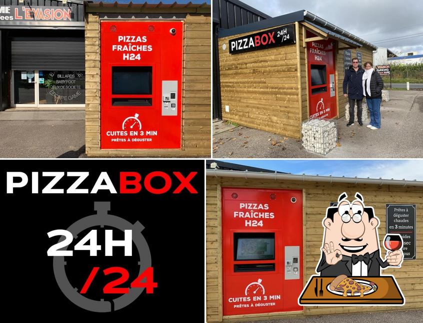 A PIZZABOX, vous pouvez déguster des pizzas