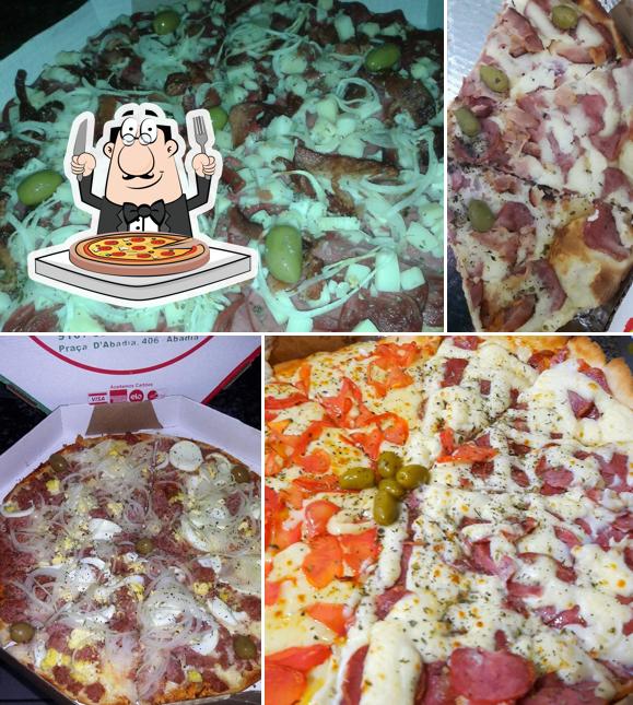 Consiga diversos estilos de pizza