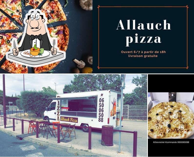 La photo de la nourriture et intérieur de Allauch Pizza’s