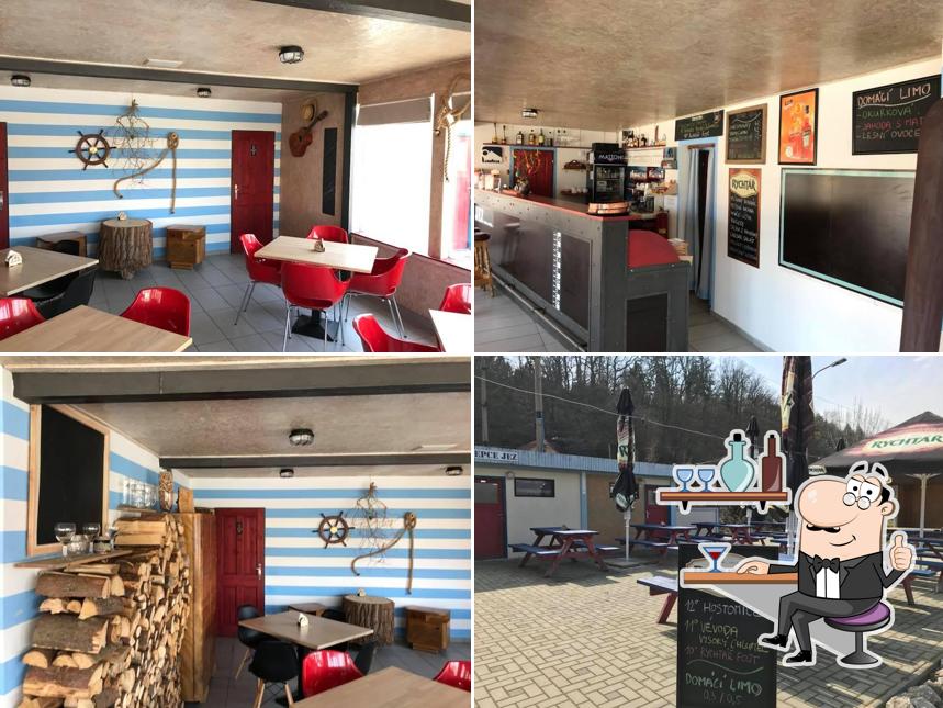 El interior de Food Truck Dobrá Naděje