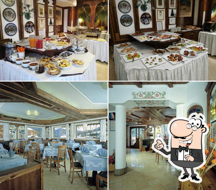 La immagine di interni e cibo da Hotel Ristorante Ai Pini