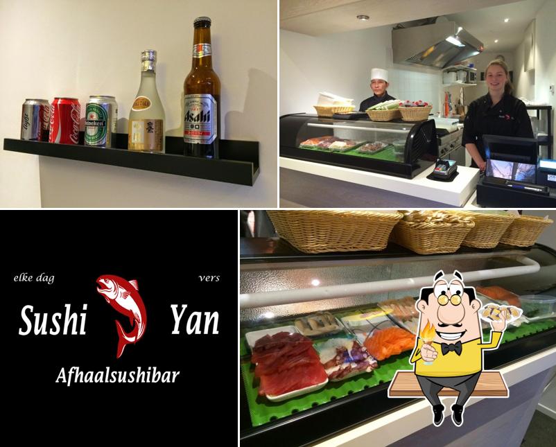 Probiert Meeresfrüchte bei Sushi Yan