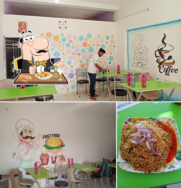 The restaurant's food and beverage