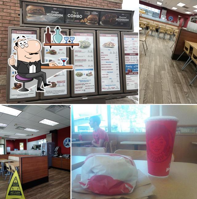 L'intérieur de Wendy's