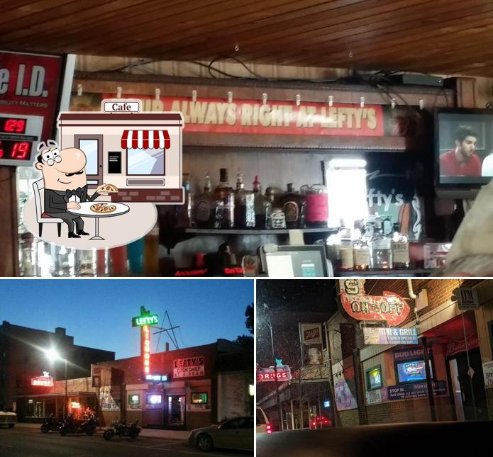 Lefty's Bar in Staples Restaurant menu and reviews