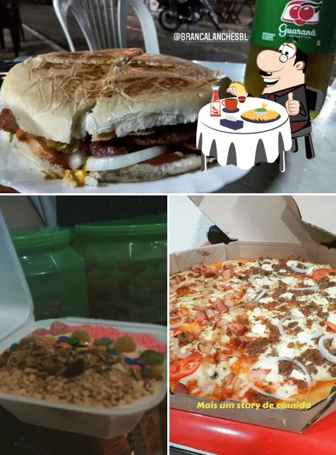 Hambúrguer em Branco lanches