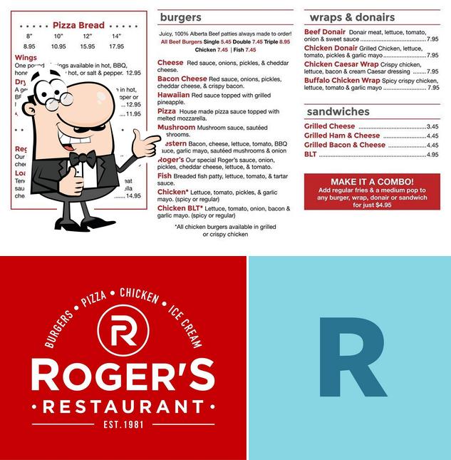 Here's a picture of Roger's Drive-In Restaurant