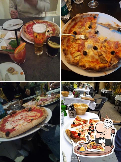 Scegli una pizza a Glamour Bar