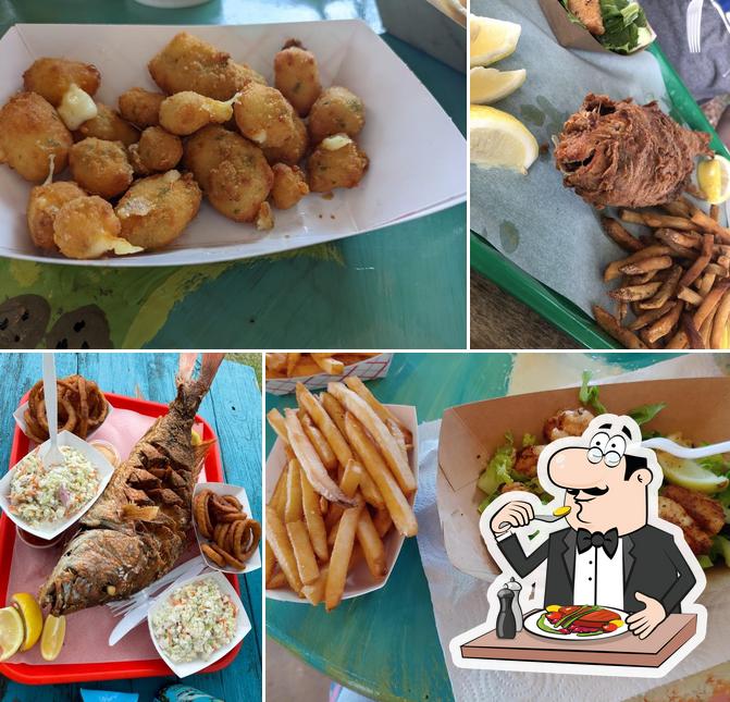 Fish Hut Grill in Emerald Isle Restaurant menu and reviews