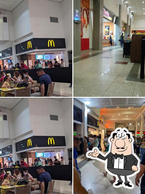 O interior do McDonald's