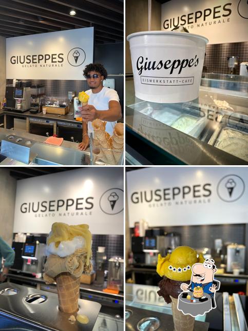 Ice cream at Giuseppes Gelato naturale