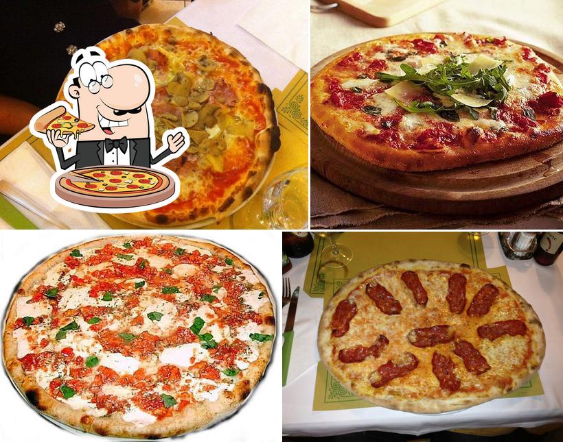 Try out various types of pizza