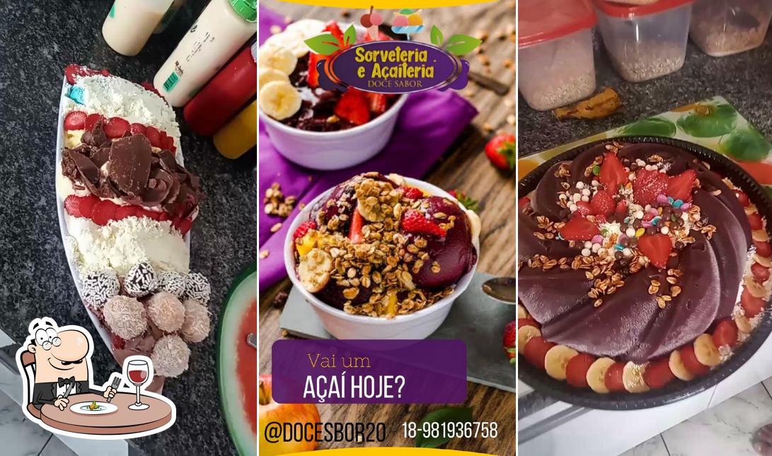 Comida em Açaiteria Doce Sabor