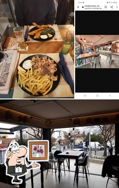 Gli interni di Buffet Kažot