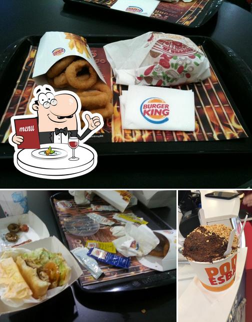 Comida em Burger King