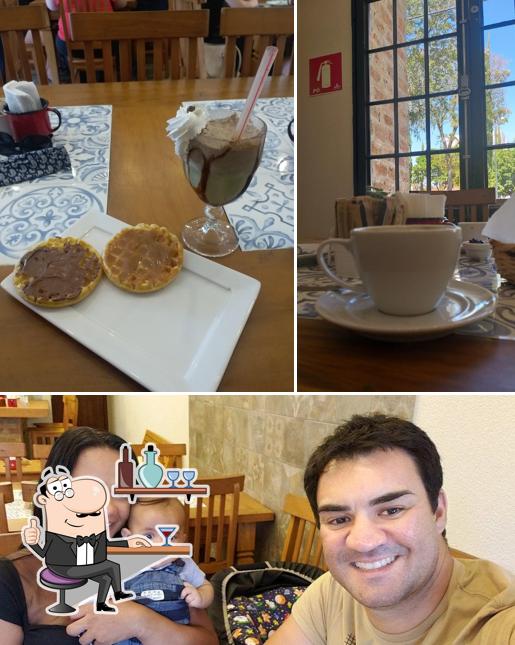 O interior do Café Da Fonte