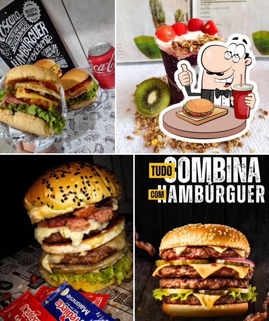 Hambúrguer em Avengers burguer