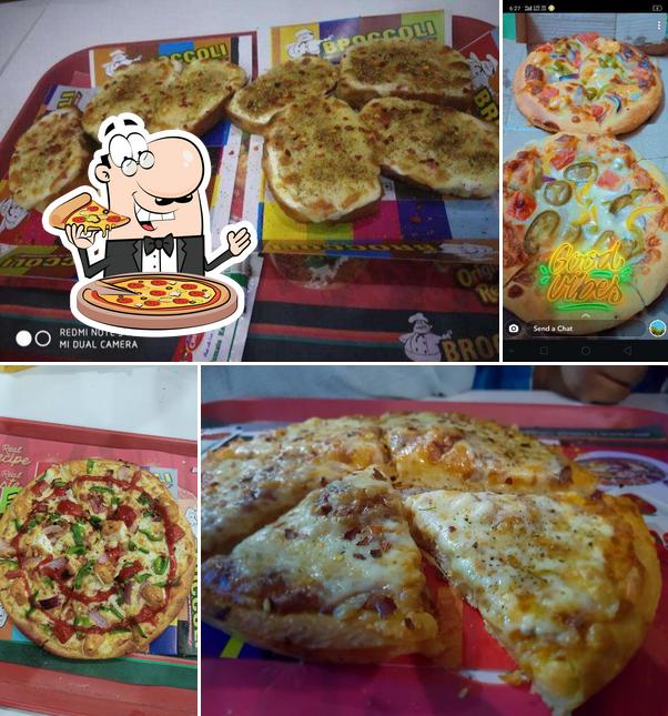 Order pizza at Grill Inn Broccoli Restaurant