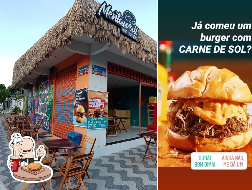 Consiga um hambúrguer no Mentawaii Surf Burgers - Caucaia