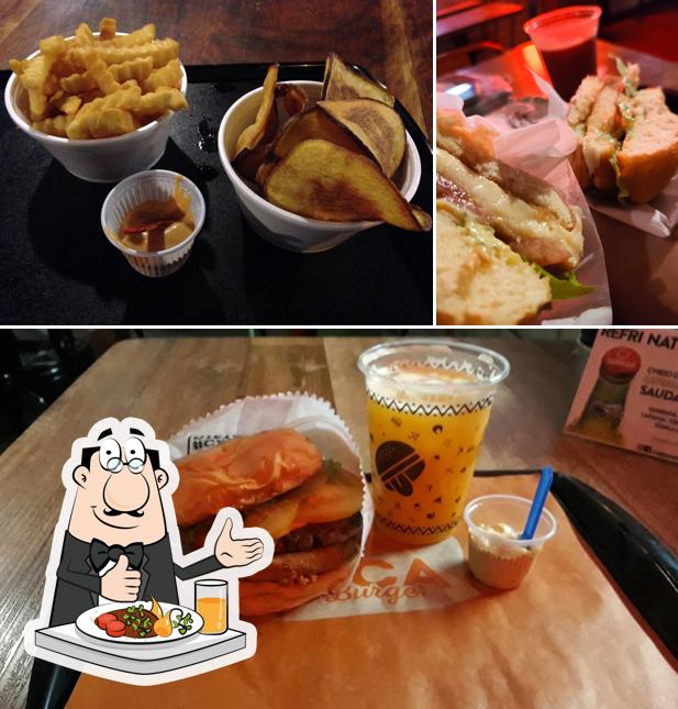 Comida em Oca Burger Campolim
