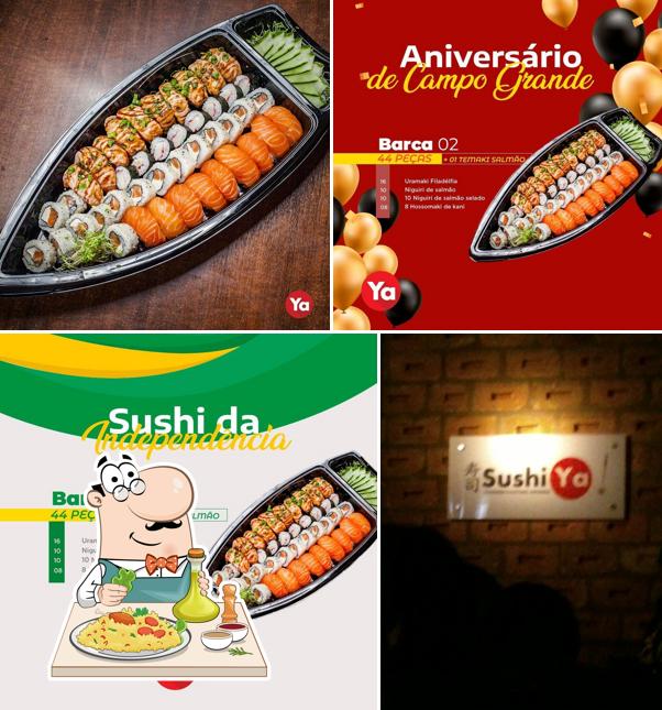 Comida em Sushi Ya