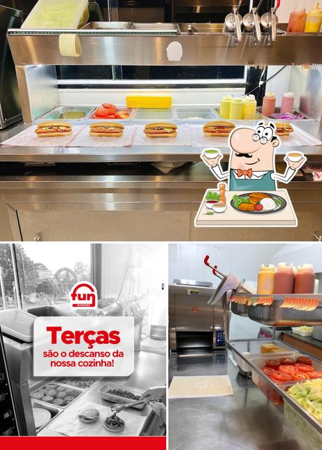 Comida em Fun Burgers