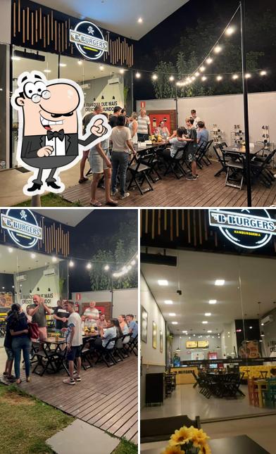 O interior do Hamburgueria The BBurgers Lagoa Santa