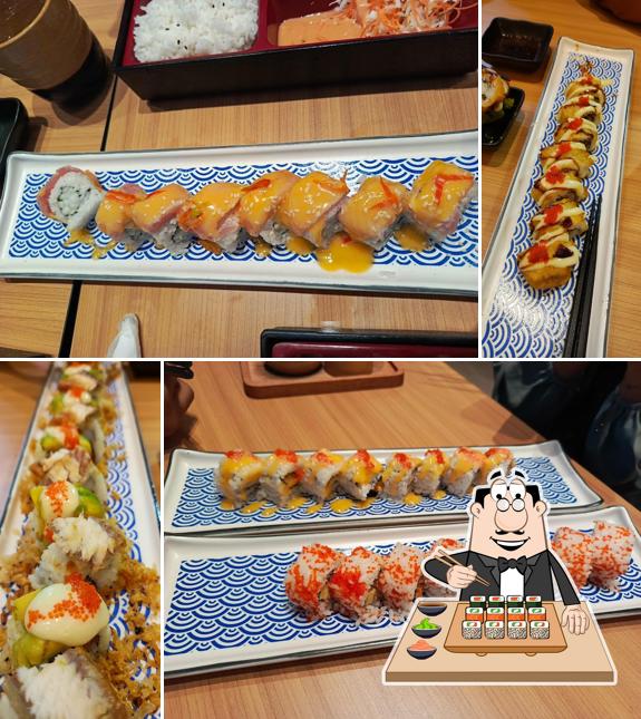 Prueba uno de sus diferentes tipos de sushi