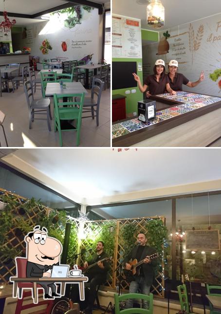 Gli interni di Piadamia Piadineria Artigianale