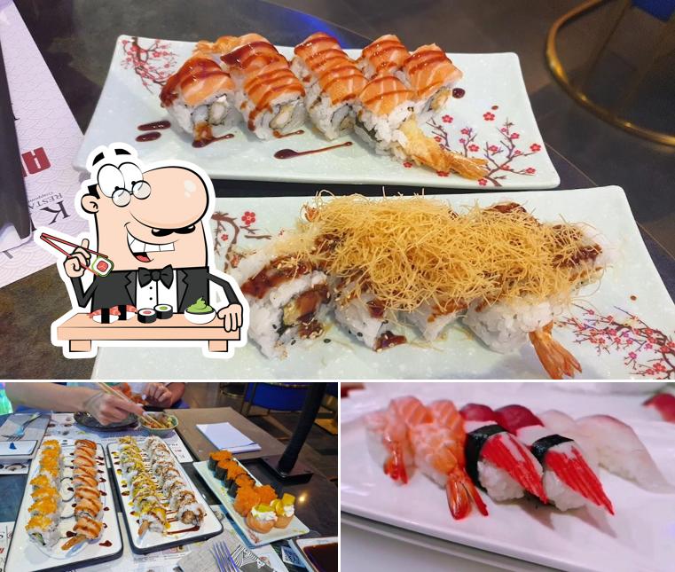 Ordina le diverse opzioni di sushi