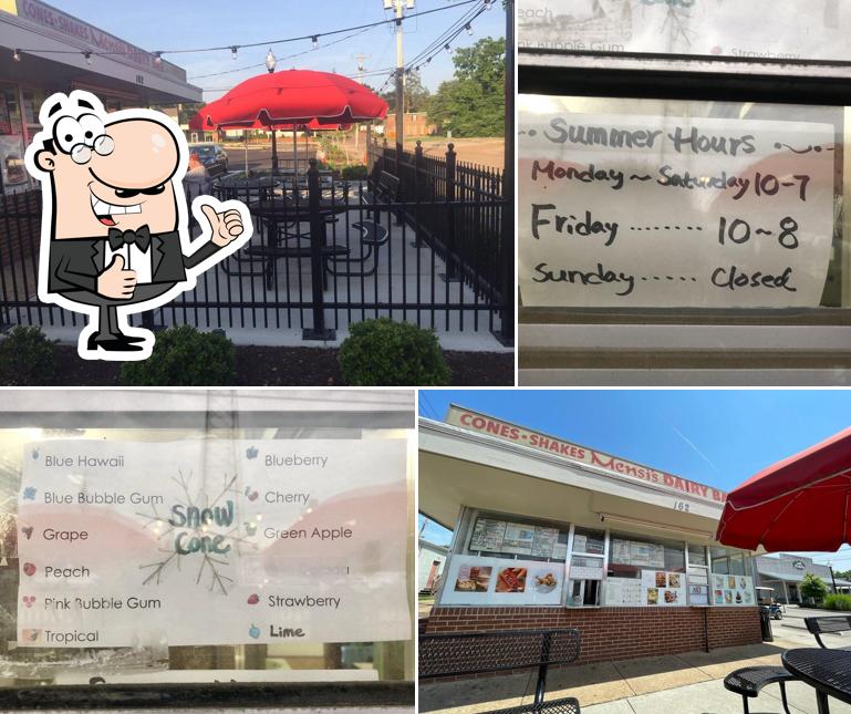 Mensi's Dairy Bar in Collierville Restaurant menu and reviews