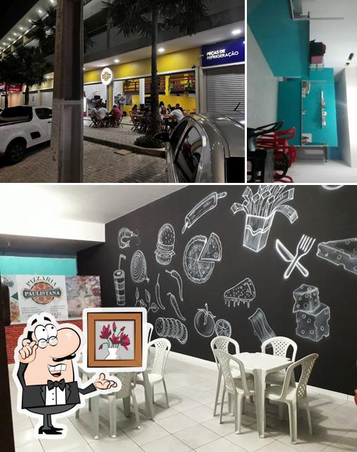 O interior do Pizzaria paulistana