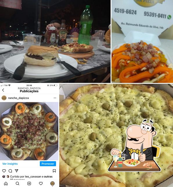 Comida em Rancho da Pizza